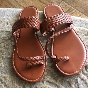 Braided sandals